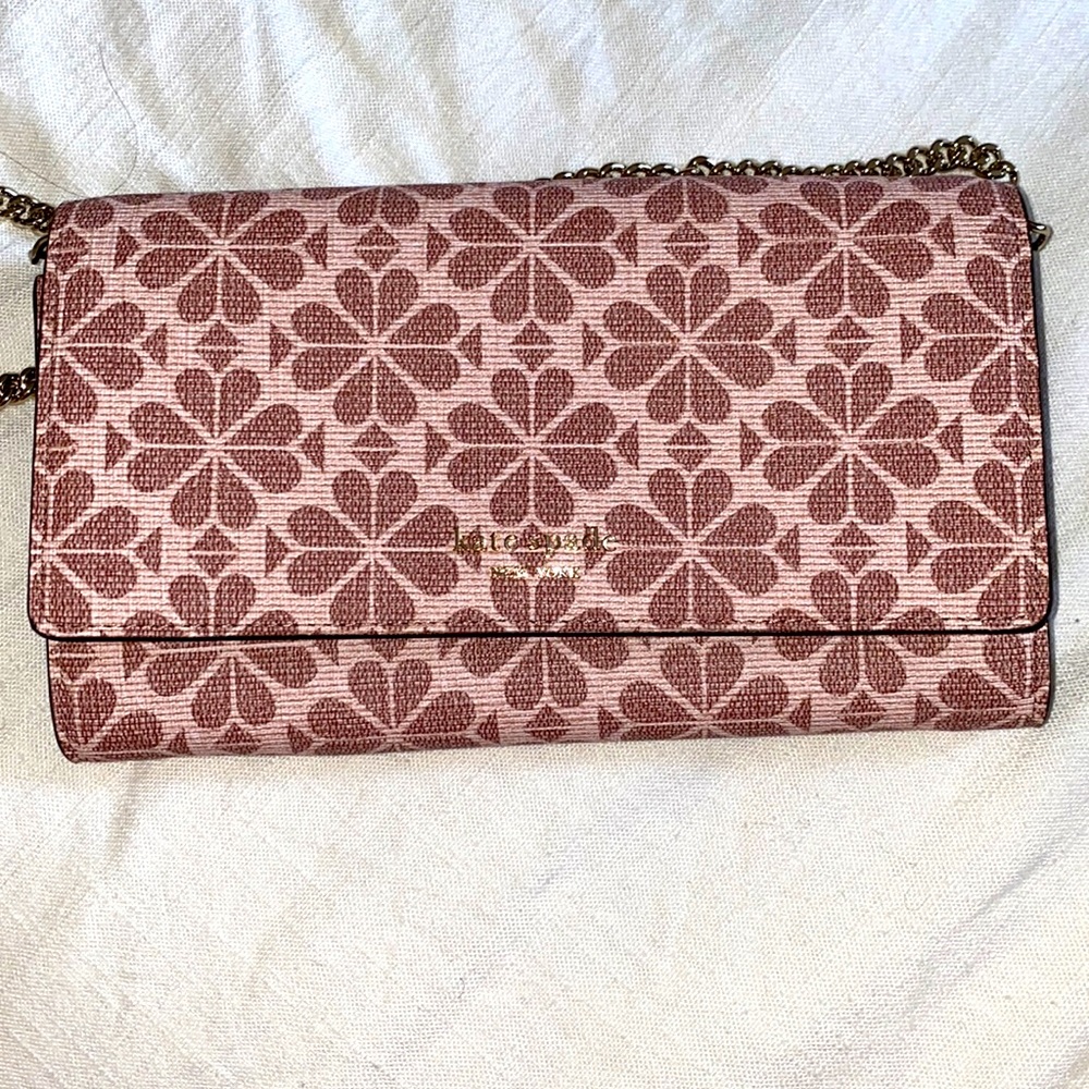 Spade flower coated canvas purse Kate Spade